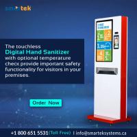 Automatic Hand Sanitizer Digital Signage Kiosk