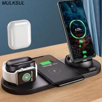 Wireless Charging Stand Mobile Phone Docking Station 10W Suitable for iPhone Airpods Watch mobile phone charger