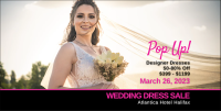Pop-Up Wedding Dress Sale Halifax