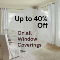 Up to 40% Off on Window Coverings | Texeuro Drapery Ltd
